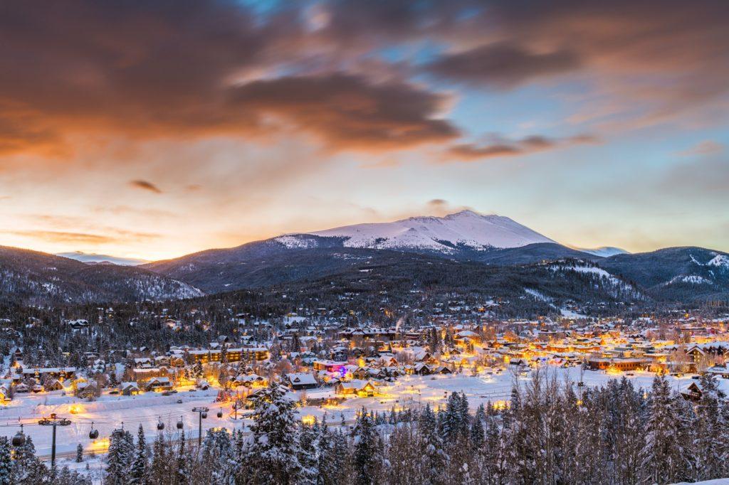 Breckenridge, Colorado, USA in Winter